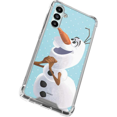 Disney Frozen Olaf Polka Dots Galaxy A15 5G Clear Case