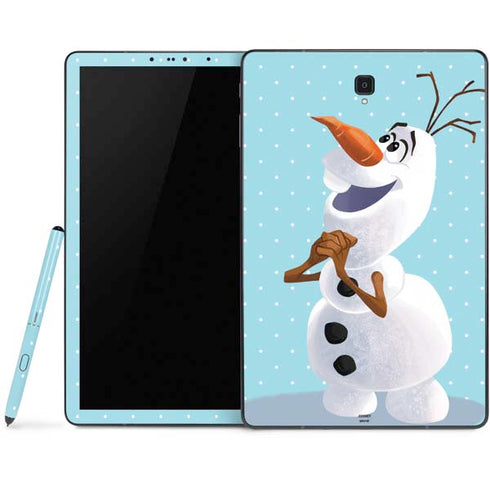 Disney Frozen Olaf Polka Dots Samsung Galaxy Tab Skin