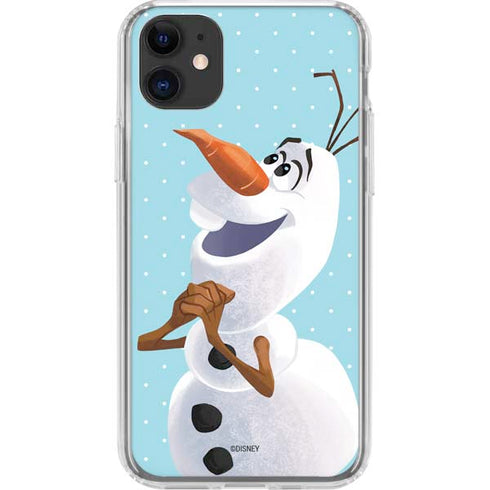 Disney Frozen Olaf Polka Dots iPhone 11 Clear Case
