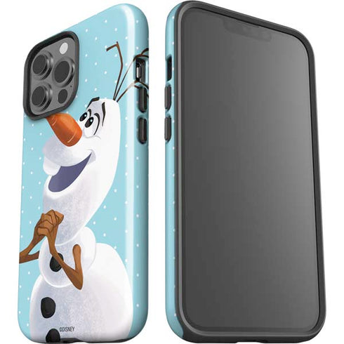 Disney Frozen Olaf Polka Dots iPhone 15 Pro Max Impact Case