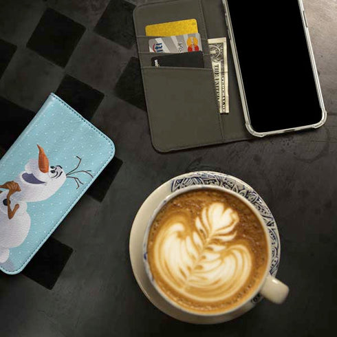 Disney Frozen Olaf Polka Dots iPhone 15 Plus Folio Case