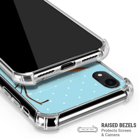 Disney Frozen Olaf Polka Dots iPhone XR Clear Case