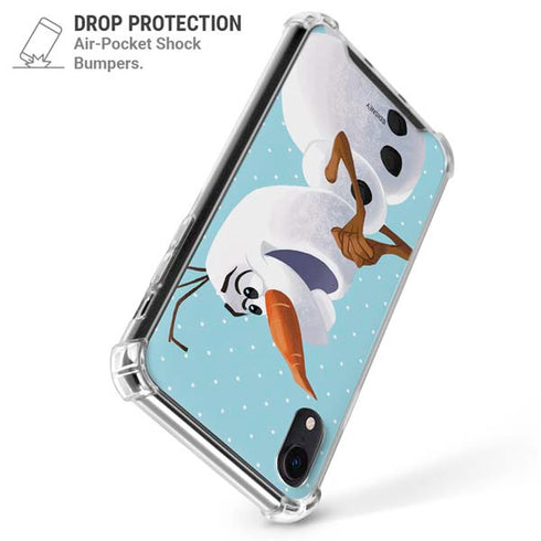 Disney Frozen Olaf Polka Dots iPhone XR Clear Case