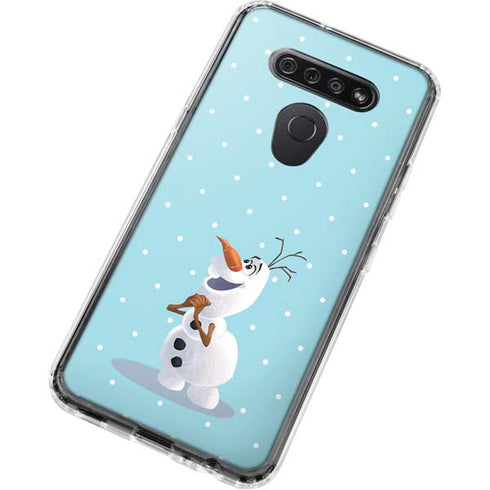 Disney Frozen Olaf Polka Dots LG K51/Q51 Clear Case