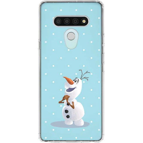 Disney Frozen Olaf Polka Dots LG Stylo 6 Clear Case