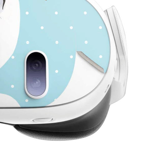 Disney Frozen Olaf Polka Dots Meta Quest 3 Skin