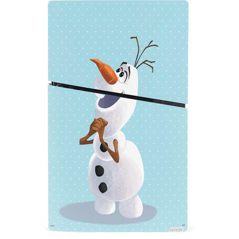 Disney Frozen Olaf Polka Dots PS5 Slim Digital Edition Bundle Skin