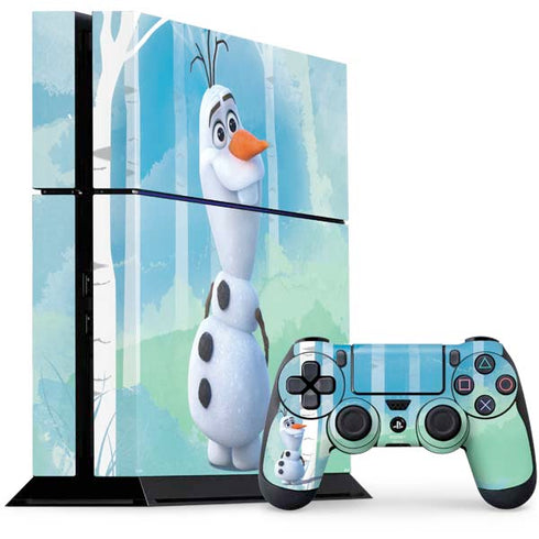 Disney Frozen II Olaf PS4 Console and Controller Bundle Skin