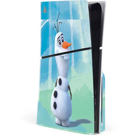 Disney Frozen II Olaf PS5 Slim Disk Console Skin
