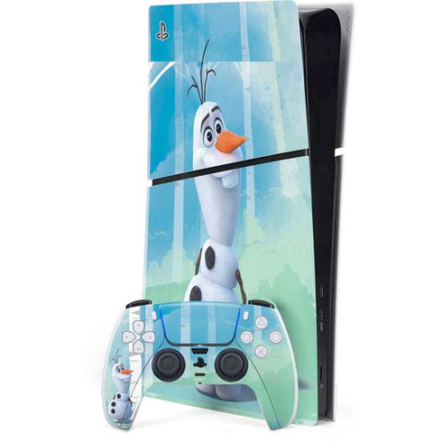 Disney Frozen II Olaf PS5 Slim Digital Edition Console Skin