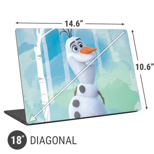 Disney Frozen II Olaf Universal Laptop 18in (14.6 x 10.6in) Skin