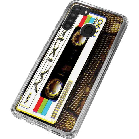Old Mixtape Galaxy A21 Clear Case