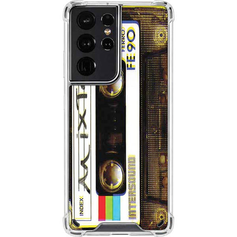 Old Mixtape Galaxy S21 Ultra 5G Clear Case