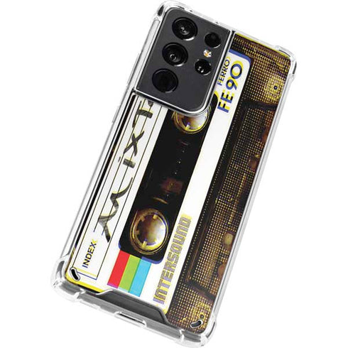 Old Mixtape Galaxy S21 Ultra 5G Clear Case