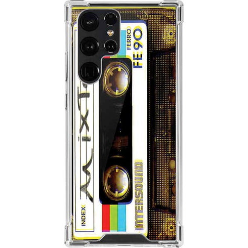 Old Mixtape Galaxy S22 Ultra Clear Case