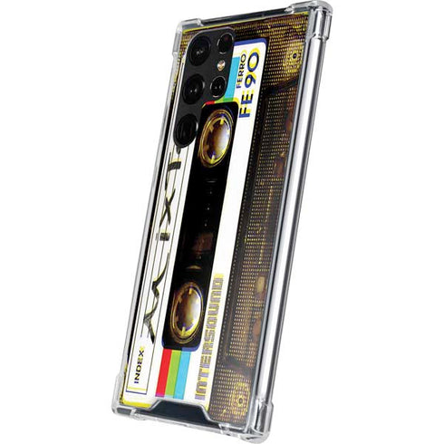 Old Mixtape Galaxy S22 Ultra Clear Case