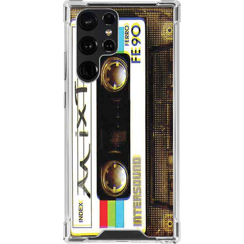 Old Mixtape Galaxy S24 Ultra Clear Case