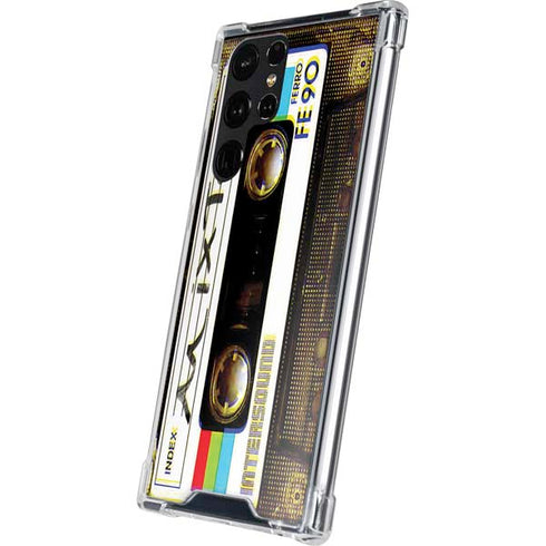 Old Mixtape Galaxy S24 Ultra Clear Case