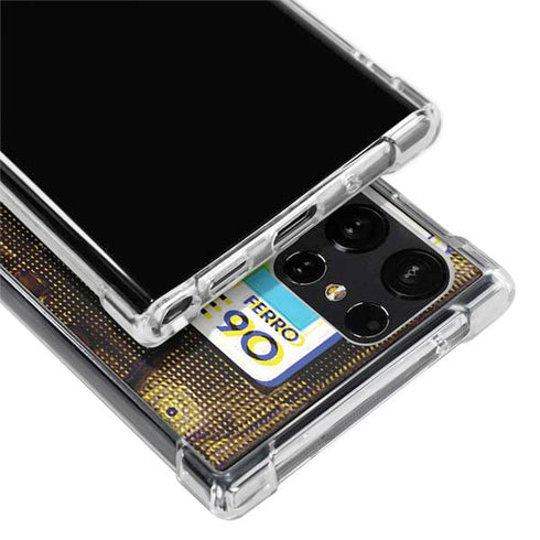 Old Mixtape Galaxy S24 Ultra Clear Case