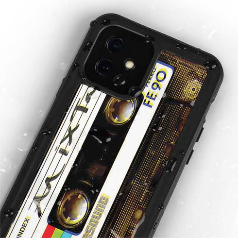 Old Mixtape iPhone 12 Mini Waterproof Case
