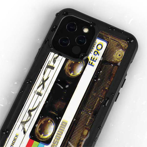 Old Mixtape iPhone 12 Pro Waterproof Case