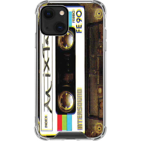 Old Mixtape iPhone 14 Plus Clear Case