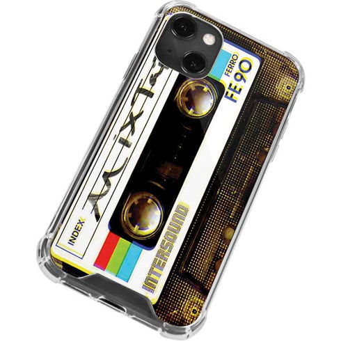 Old Mixtape iPhone 14 Plus Clear Case