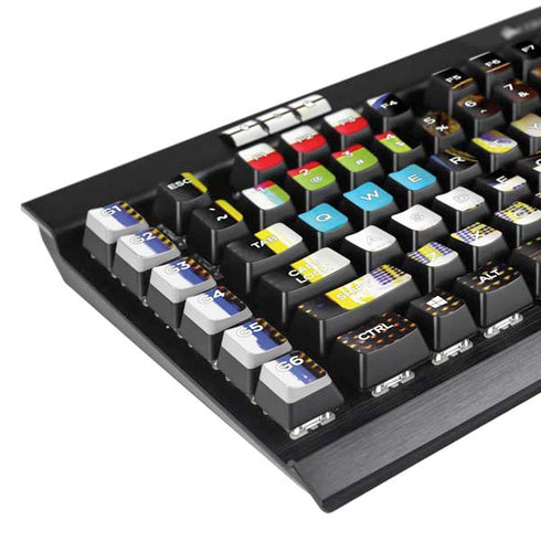 Old Mixtape K95 RGB PLATINUM Mechanical Gaming Keyboard Skin