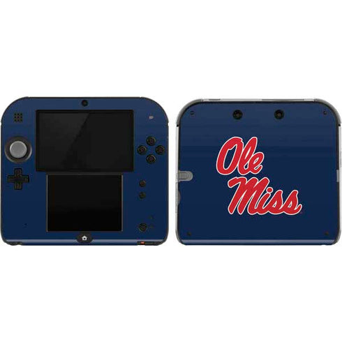 University of Mississippi Rebels Ole Miss Nintendo 2DS Skin