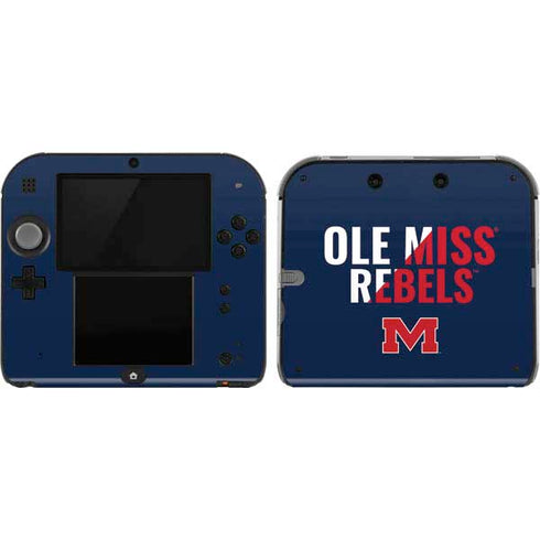 University of Mississippi Ole Miss Rebels Nintendo 2DS Skin