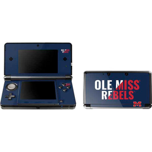 University of Mississippi Ole Miss Rebels 3DS (2011) Skin