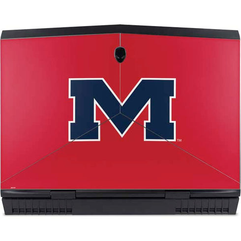 University of Mississippi Ole Miss Logo Red Dell Alienware Skin