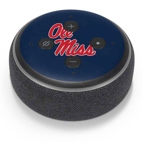 University of Mississippi Rebels Ole Miss Amazon Echo Dot Skin