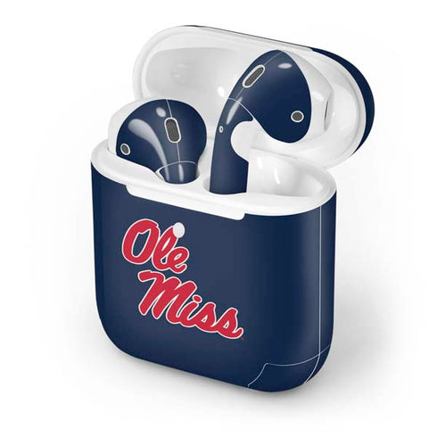 University of Mississippi Rebels Ole Miss Apple AirPods 2 Skin