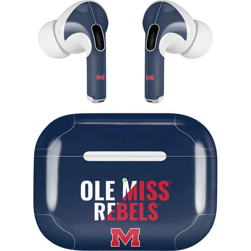 University of Mississippi Ole Miss Rebels Apple AirPods Pro Skin