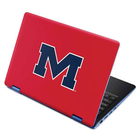 University of Mississippi Ole Miss Logo Red Aspire R11 11.6in Skin