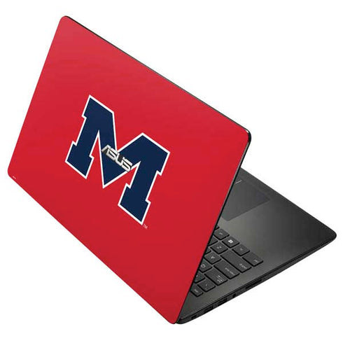 University of Mississippi Ole Miss Logo Red Asus X502CA 15.6 Skin