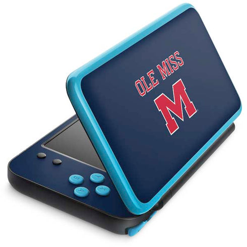 University of Mississippi Ole Miss Blue Nintendo 2DS XL (2017) Skin