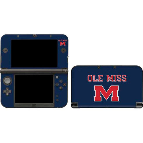University of Mississippi Ole Miss Blue 3DS XL 2015 Skin