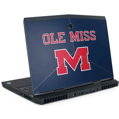 University of Mississippi Ole Miss Blue Dell Alienware Skin