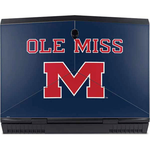 University of Mississippi Ole Miss Blue Dell Alienware Skin