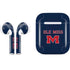 University of Mississippi Ole Miss Blue Apple AirPods Skin