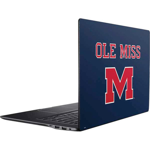 University of Mississippi Ole Miss Blue Ativ Book 9 (15.6in 2014) Skin