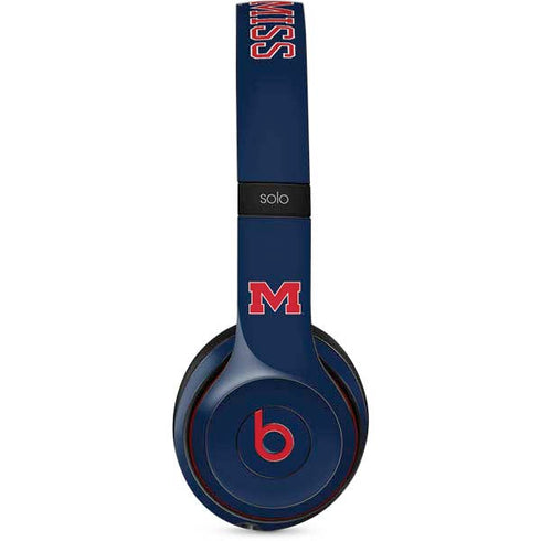 University of Mississippi Ole Miss Blue Beats Solo 2 Wireless Skin