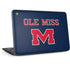 University of Mississippi Ole Miss Blue HP Chromebook Skin