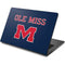 University of Mississippi Ole Miss Blue Dell Chromebook Skin