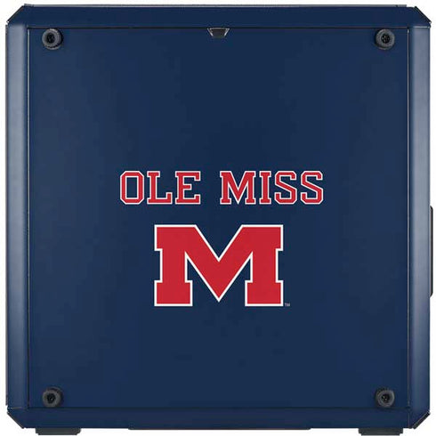 University of Mississippi Ole Miss Blue Cooler Master MasterBox Q300L Mini Tower Skin
