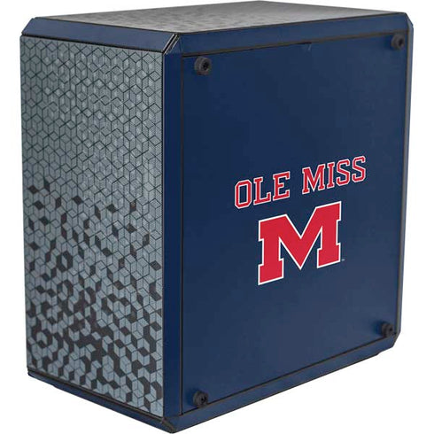 University of Mississippi Ole Miss Blue Cooler Master MasterBox Q300L Mini Tower Skin