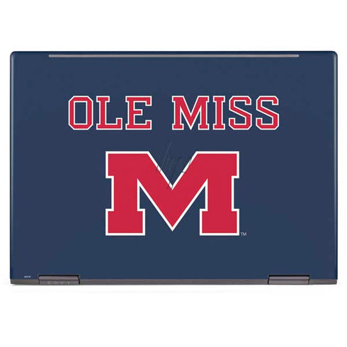 University of Mississippi Ole Miss Blue HP Envy Skin