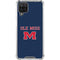 University of Mississippi Ole Miss Blue Galaxy A12 Clear Case